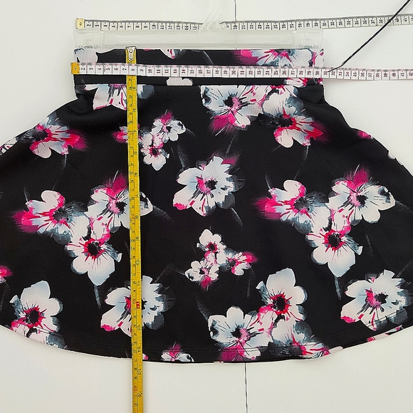 George Girl Floral Print Stretchy Co-ord Sets Tank Top & High Waist Flare Skirt - Picture 8 of 9